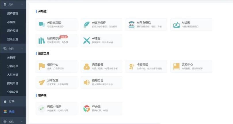 AI系统整合源码 ChatGPT源码 支持多开 自适应全开源GPT4.0MJ绘画系统AI绘画站长推荐